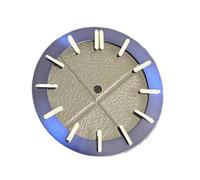 WOMELF Quadrante dell'orologio da 31,8 mm quadranti dell'orologio con pellicola trasparente luminosa verde accessori modificati compatibili con il movimento NH70 (Color : Blue)