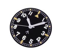WOMELF Quadrante dell'orologio stile pilota classico da 29 mm con quadrante e lancette con numeri arabi compatibili con il movimento automatico NH35 NH36 (Color : Dial hands C, Size : For NH35 NH36