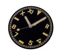 WOMELF Quadrante dell'orologio stile pilota classico da 29 mm con quadrante e lancette con numeri arabi compatibili con il movimento automatico NH35 NH36 (Color : Dial hands D, Size : For NH35 NH36