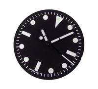WOMELF Quadrante dell'orologio stile pilota classico da 29 mm con quadrante e lancette con numeri arabi compatibili con il movimento automatico NH35 NH36 (Color : Dial hands J, Size : For NH35 NH36