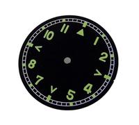 WOMELF Quadrante dell'orologio stile pilota classico da 29 mm con quadrante e lancette con numeri arabi compatibili con il movimento automatico NH35 NH36 (Color : Only dial I, Size : For NH35 NH36)