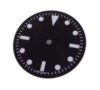 WOMELF Quadrante dell'orologio stile pilota classico da 29 mm con quadrante e lancette con numeri arabi compatibili con il movimento automatico NH35 NH36 (Color : Only dial J, Size : For NH35 NH36)