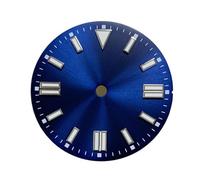 WOMELF Quadranti di orologi modificati da 28,5 mm Strisce quadrante Sunray Chiodi quadranti luminosi verdi Accessori compatibili for movimenti NH35/8215/2813/2836 (Color : Blue)