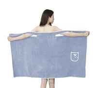 Women Bath Askel Wrap - Involucro di asciugamani per donne dopo la doccia | Bath Robe Female | Bagni indossabili Towêl | Asciugamani in vello di corallo avvolge l'abito con tasca | Assesto da con docc