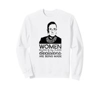 Women Belong RBG Ruth Bader Ginsburg Citazione femminista Meme Felpa
