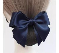 Women Bun Net Women's Bow Plate Hair Net Headdress