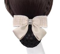 Women Bun Net Women's Coiffure Mesh Bow Headdress