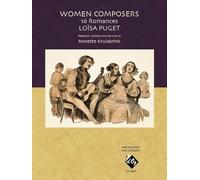 Women composers - Loïsa Puget - 16 romances. Voce e chitarra. Libro + Parte(s)