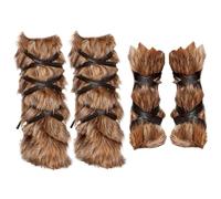 Women di Costume da Viking, fauci Pellicce e scaldamestitori, Accessori Vichinghi da Donna per spettacoli di Cosplay medievali di Halween Festa del Gioco di Ruolo