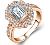 Women Exquisite Morganite Sterling Silver Ring Engagement Jewelry Accessories Best Gift , Size 6 Nice processing