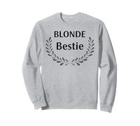 Women Girl Best friends Besties Funny Blonde Bestie Matching Felpa