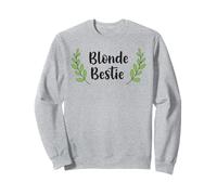 Women Girl Best friends Besties Funny Blonde Bestie Matching Felpa