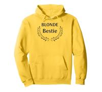 Women Girl Best friends Besties Funny Blonde Bestie Matching Felpa con Cappuccio
