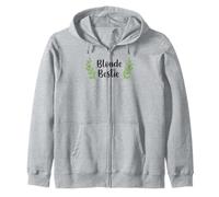 Women Girl Best friends Besties Funny Blonde Bestie Matching Felpa con Cappuccio