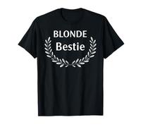 Women Girl Best friends Besties Funny Blonde Bestie Matching Maglietta