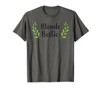 Women Girl Best friends Besties Funny Blonde Bestie Matching Maglietta