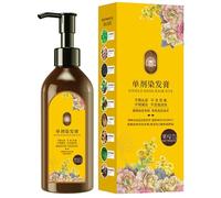 Women Hair Color, Natural Plant Scalp Dye, 210ml Gentle Plants Based Coloring Shampoo Cream & Long Lasting Fade Resistant Colors, Safe Nourishing Formula for Friends Husband Wife Boyfriend Girlfriend