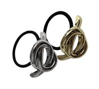 Women Hair Ties, Contemporary Ponytail Cuff, 2.17x1.97x0.98 Inches Stylish & Contemporary Design, Girls Ponytails Holders for Busy Ladies Who Need a Reliable Solution