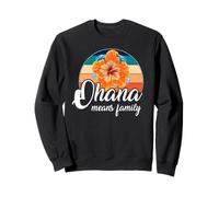 Women Hawaiian Shirts Ohana Means Family Summer Beach Felpa