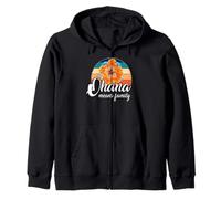 Women Hawaiian Shirts Ohana Means Family Summer Beach Felpa con Cappuccio