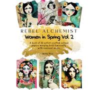 Women in Spring Vol. 2: A Book of 33 Original Artist-Crafted Collage Papers for Mixed Media Art, Collage and more