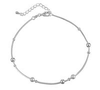 Women Lobster Clasp Chain Adjustable Bead Anklet Chain Beach Barefoot Bracelet Style 3. Nice processing
