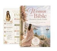 Women of the Bible - Character Study Guidebook Spiritual Study Resource | Devotional Reading Planner for Beginners Believers Spiritual Seeker Church Home Apartment Travel Sunday