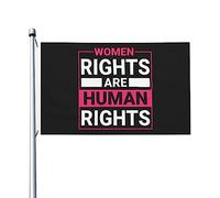 Women Rights Are Human Rights Bandiera Garden Striscione Con 2 Occhielli Decorazioni Da Esterno Resistente Alle Intemperie Per All'Aperto Casa Piantone 3X5 Ft