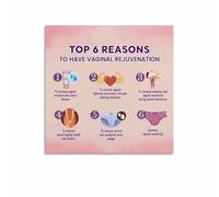 Women’s Intimate Health Information Chart Educational Reference Poster Print for Private Consultation Office Wellness Center Decor(Framed,12x18inch(30x45cm))