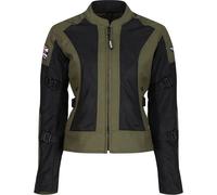 Women’s MotoGirl Summer Mesh Textile Motorcycle Jacket Green Black CE level AA