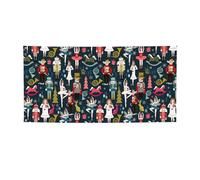 Women_s Schiaccianoci Balletto Danza di Natale Stampa Sfondo Banner Decorazioni Festa di Compleanno Banner Forniture Photo Booth Puntelli Banner
