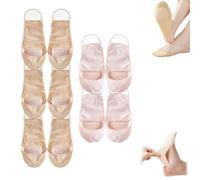 Women’s Ultra Low Cut Liner Palm Socks with Half Foot Cushion,Non-Slip Low Cut No Show Socks with Sling for High Heels (3N2P)