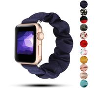 Women Scrunchie Bands Compatible with Apple Watch Band 42mm 44mm 45mm