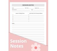 Women Session Notebook For Therapists: Professional Client Record Journal for Counselors & Coaches | Track Notes, Progress & Treatment Planning