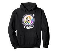 Women Shirt Pasqua che abbina la famiglia Easter Egg Hunting Felpa con Cappuccio