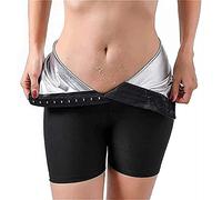 Women Sweat Sauna Pants Thermal Body Shaper Waist Trainer, Sauna Sweat Shapewear High Waisted Shorts, Workout Sweat Sauna Suit, Adjustable Waist Slimming Leggings