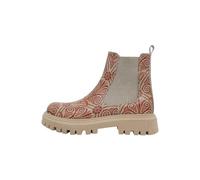 Women Vegan Leather Multicolor Long Boots - Majestic Gold Design