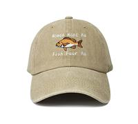 Women Want Me Fish Fear Me - Berretto da Baseball Ricamato, Motivo: Pesce, Women Want Me Fish Fear Me - Khaki, Taglia Unica