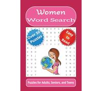 Women Word Search: Word searches with easy to read print about women, girl power, mothers, and more