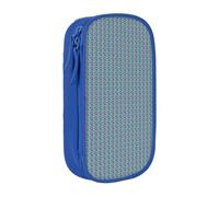 WOmeng Astuccio con stampa Hello Hawaii per la scuola, per penne, matite, accessori artistici, varie occasioni, Blu, Taglia unica, Con tasca per il