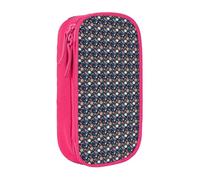 WOmeng Astuccio pratico per matite con stampa di cielo stellato, universo, spazio, materiale scolastico, penne, matite, accessori artistici, varie occasioni, rosa, Taglia unica, Con tasca per il