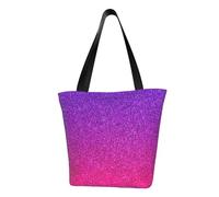 WOmeng Borsa a tracolla versatile con paillettes sfumate con stampa a scintillio, borsa da viaggio, spiaggia, uso quotidiano, ampia capienza