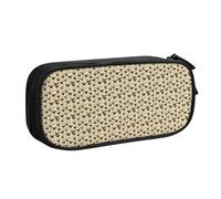 WOmeng Carino Pug Dog Stampa Matita Cancelleria Borsa Scuola College Ufficio Pouch Penne Pastelli Arte Scuola Forniture, Nero , Taglia unica, Set di zaini per la scuola