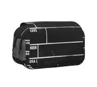 WOmeng Classic Movie Clapboard Nero Stampa Versatile Portapenne Scomparti Convenienza Viaggio Forniture per Ufficio Grande Capacità