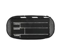 WOmeng Classico film Clapboard stampa nera conveniente astuccio leggero penna trucco scuola viaggi ufficio versatile uso, Nero , Taglia unica, Organizer per borse