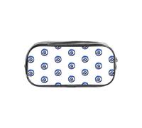 Womeng Evil Eyes Print Clear Pencil Case Bambini Ragazzi Ragazze Cancelleria Trasparente Organizer Pouch Forniture