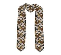 WOmeng Imagen De Pug Print, Angolo acuto, Taglia unica