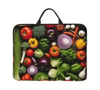 Womeng Introduzione Di Varie Verdure Stampa 14 "Custodia Per Laptop Sleeve Borsa Per Computer Portatile Scuola Ufficio Viaggi Lavoro Uso Quotidiano