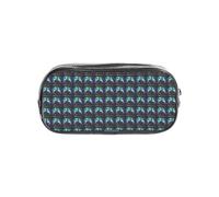 Womeng Nero Haunted Mansion Stampa Trasparente Matita Caso Bambini Ragazzi Ragazze Cancelleria Trasparente Organizer Pouch Forniture