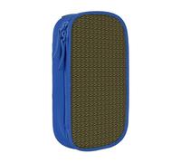 WOmeng Pratico astuccio per matite con stampa a squame di drago, accessori artistici per varie occasioni, Blu, Taglia unica, Con tasca per il